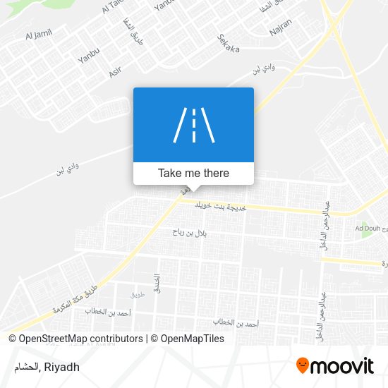 الحشام map