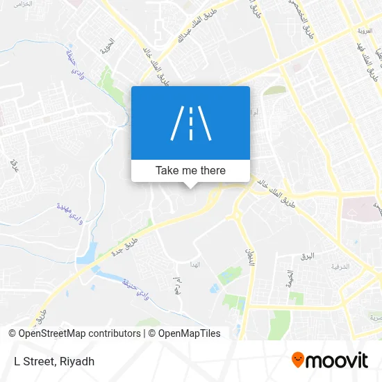 L Street map