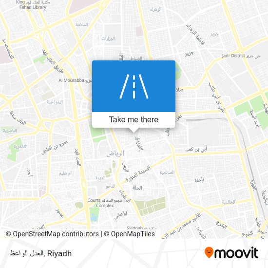 العدل الواعظ map