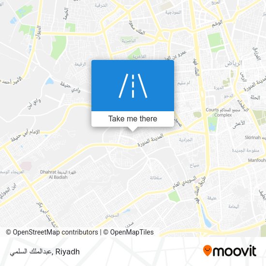 عبدالملك السلمي map