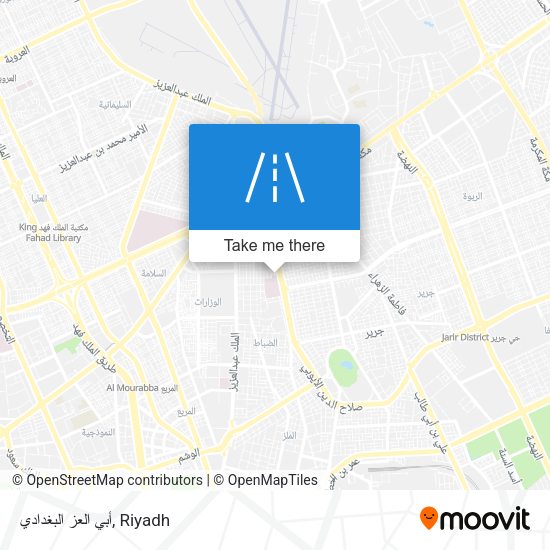 أبي العز البغدادي map
