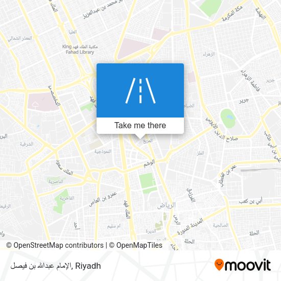 الإمام عبدالله بن فيصل map