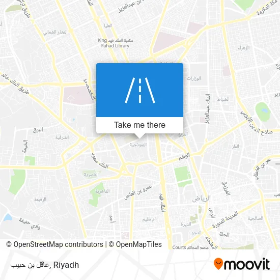 عاقل بن حبيب map