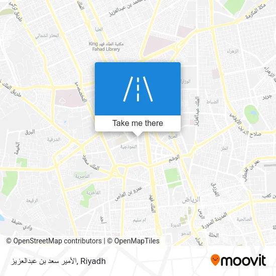 الأمير سعد بن عبدالعزيز map