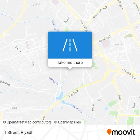 I Street map