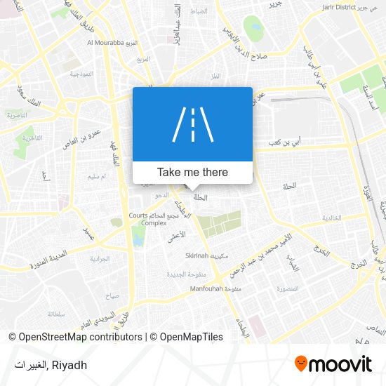 الغبيرات map