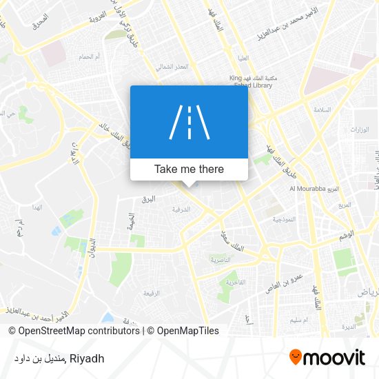 منديل بن داود map