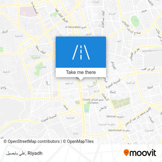 علي بابصيل map