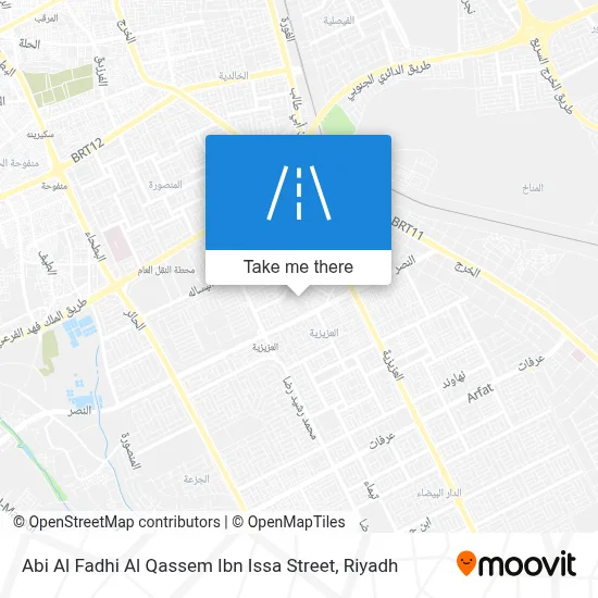 Abi Al Fadhi Al Qassem Ibn Issa Street map