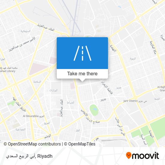 أبي الربيع السعدي map