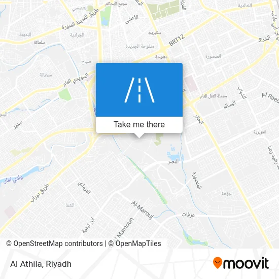 Al Athila map