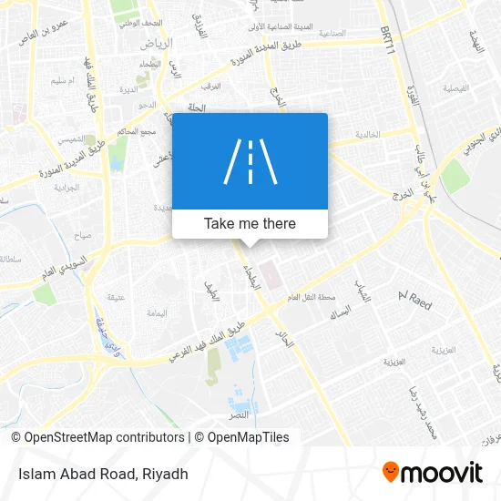 Islam Abad Road map