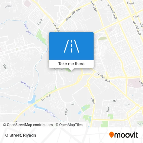 O Street map