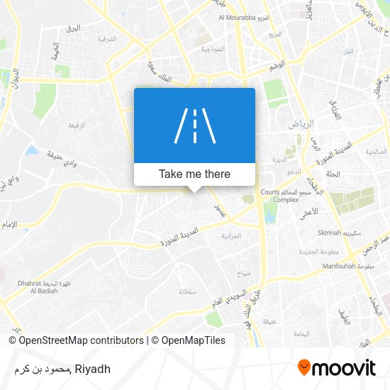 محمود بن كرم map
