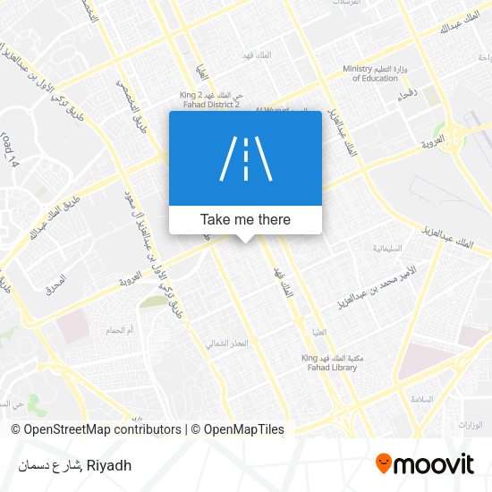 شارع دسمان map