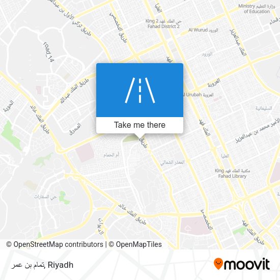 تمام بن عمر map