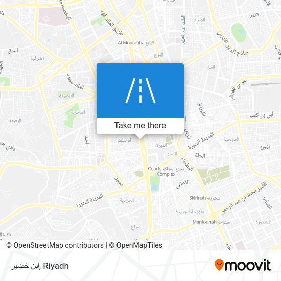 ابن خضير map