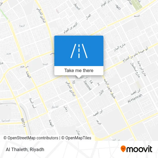 Al Thaleth map