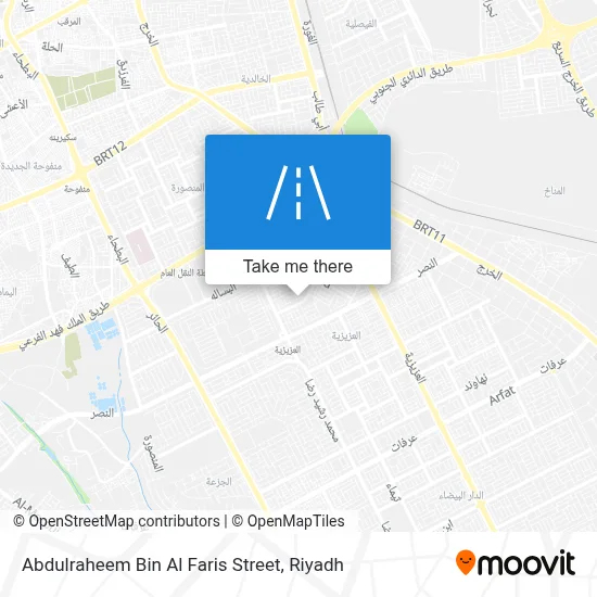 Abdulraheem Bin Al Faris Street map