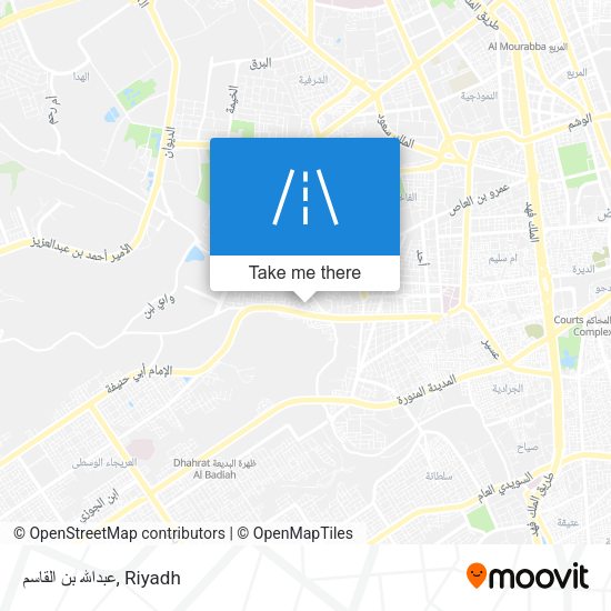 عبدالله بن القاسم map