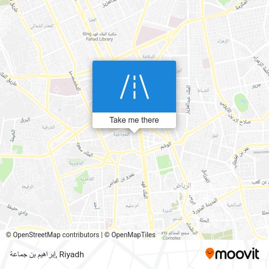 إبراهيم بن جماعة map