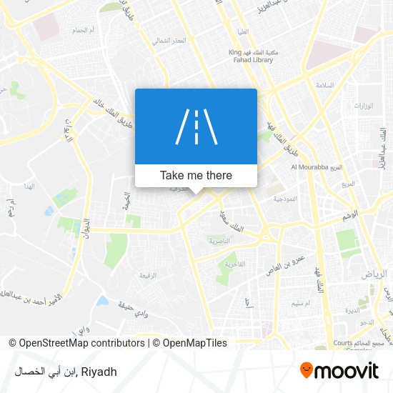 ابن أبي الخصال map