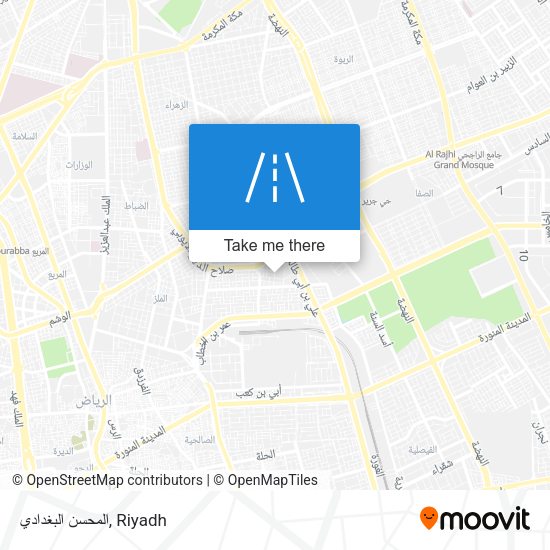 المحسن البغدادي map