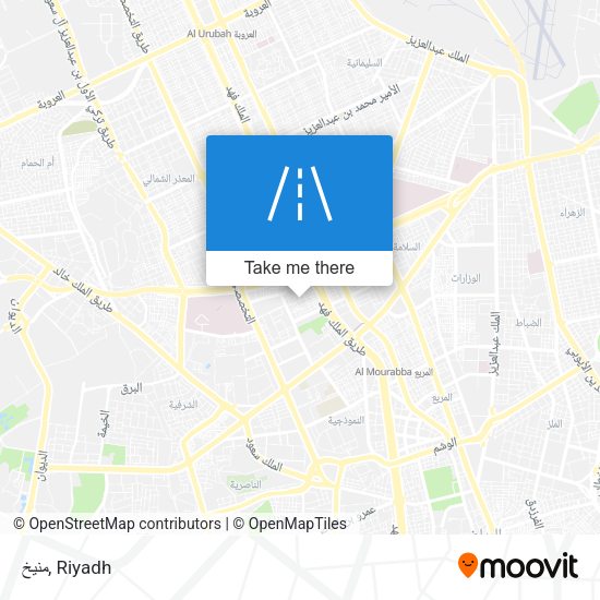 منيخ map