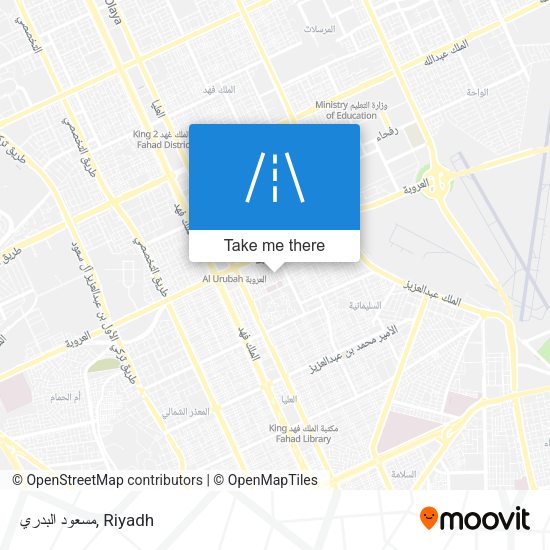 مسعود البدري map