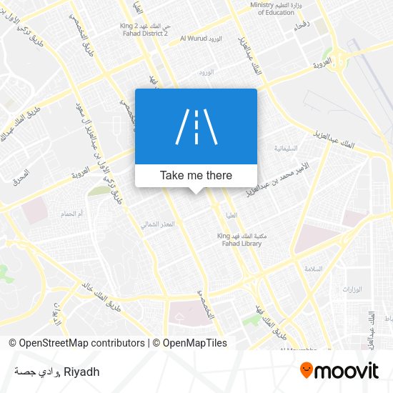وادي جصة map
