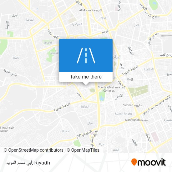 أبي مسلم المؤيد map