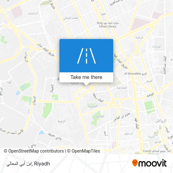 ابن أبي المعالي map