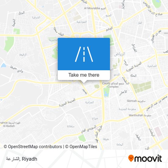 الشارعة map