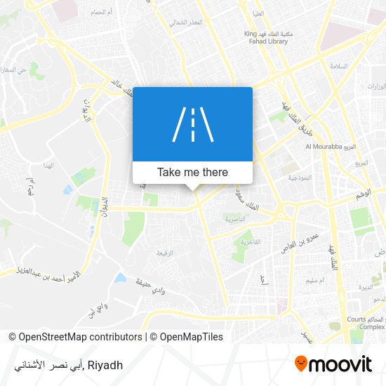أبي نصر الأشناني map
