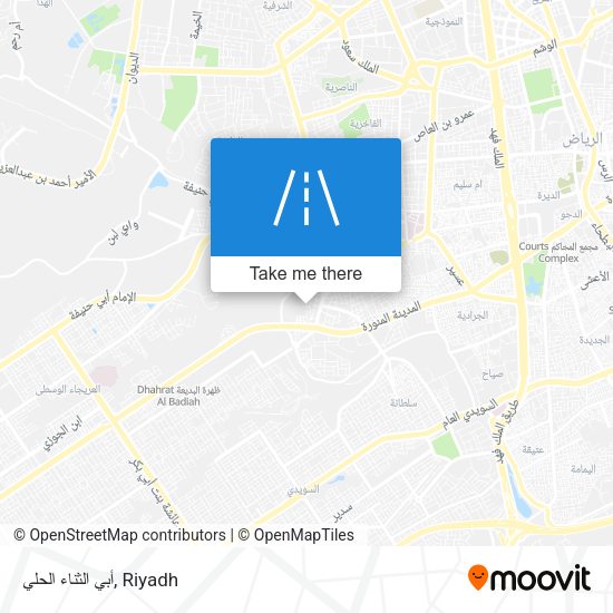 أبي الثناء الحلي map