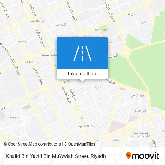 Khalid Bin Yazid Bin Mu'Awiah Street map