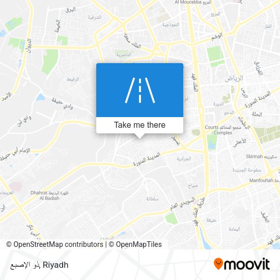 ذو الإصبع map