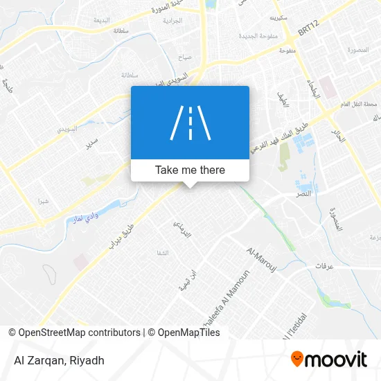 Al Zarqan map