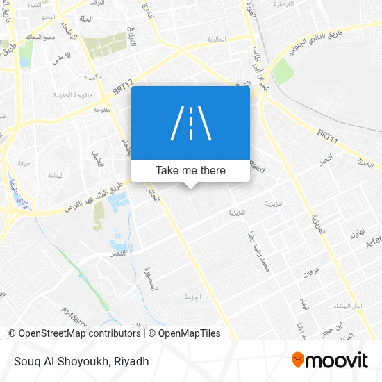 Souq Al Shoyoukh map
