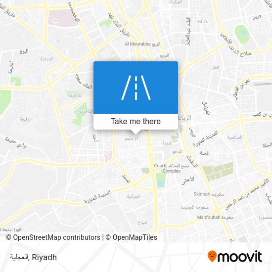 العجلية map