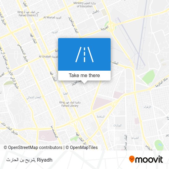 شريح بن الحارث map