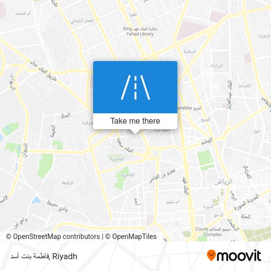 فاطمة بنت أسد map