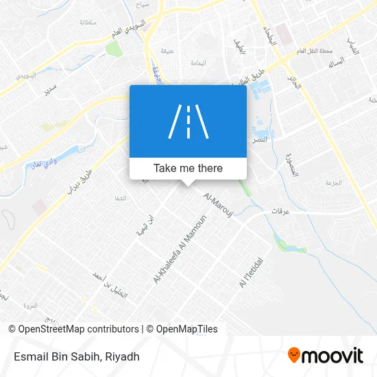 Esmail Bin Sabih map