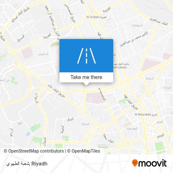 شعبة الطهوي map