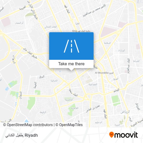 طفيل الكناني map