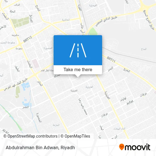 Abdulrahman Bin Adwan map