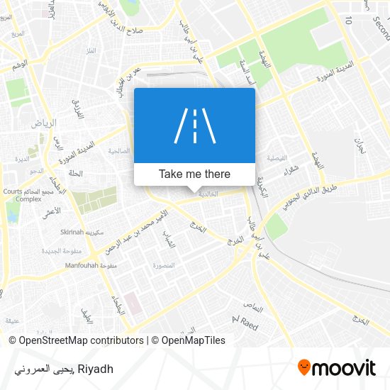 يحيى العمروني map