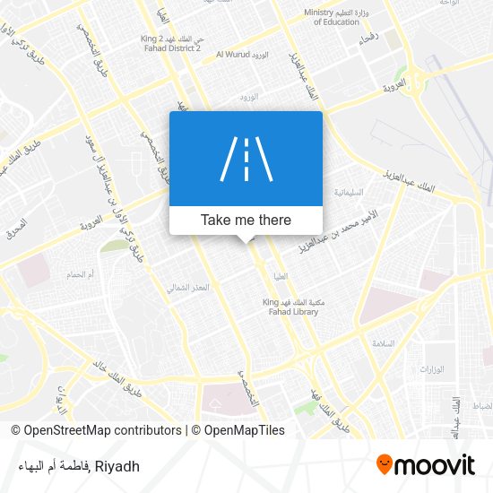 فاطمة أم البهاء map