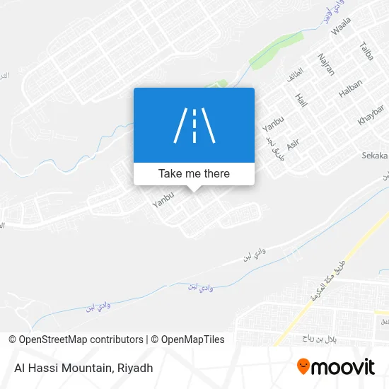 Al Hassi Mountain map