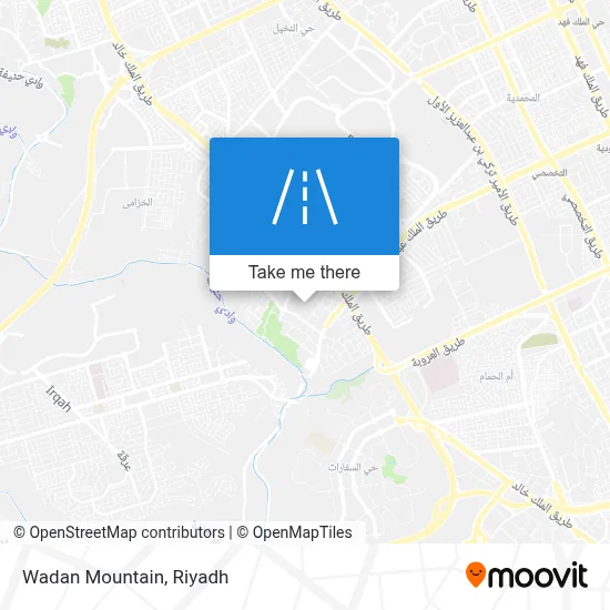 Wadan Mountain map